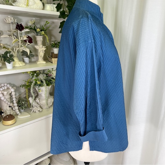 Yacco Maricard Blue Asymmetric Crossover Shirt - Picture 5 of 12